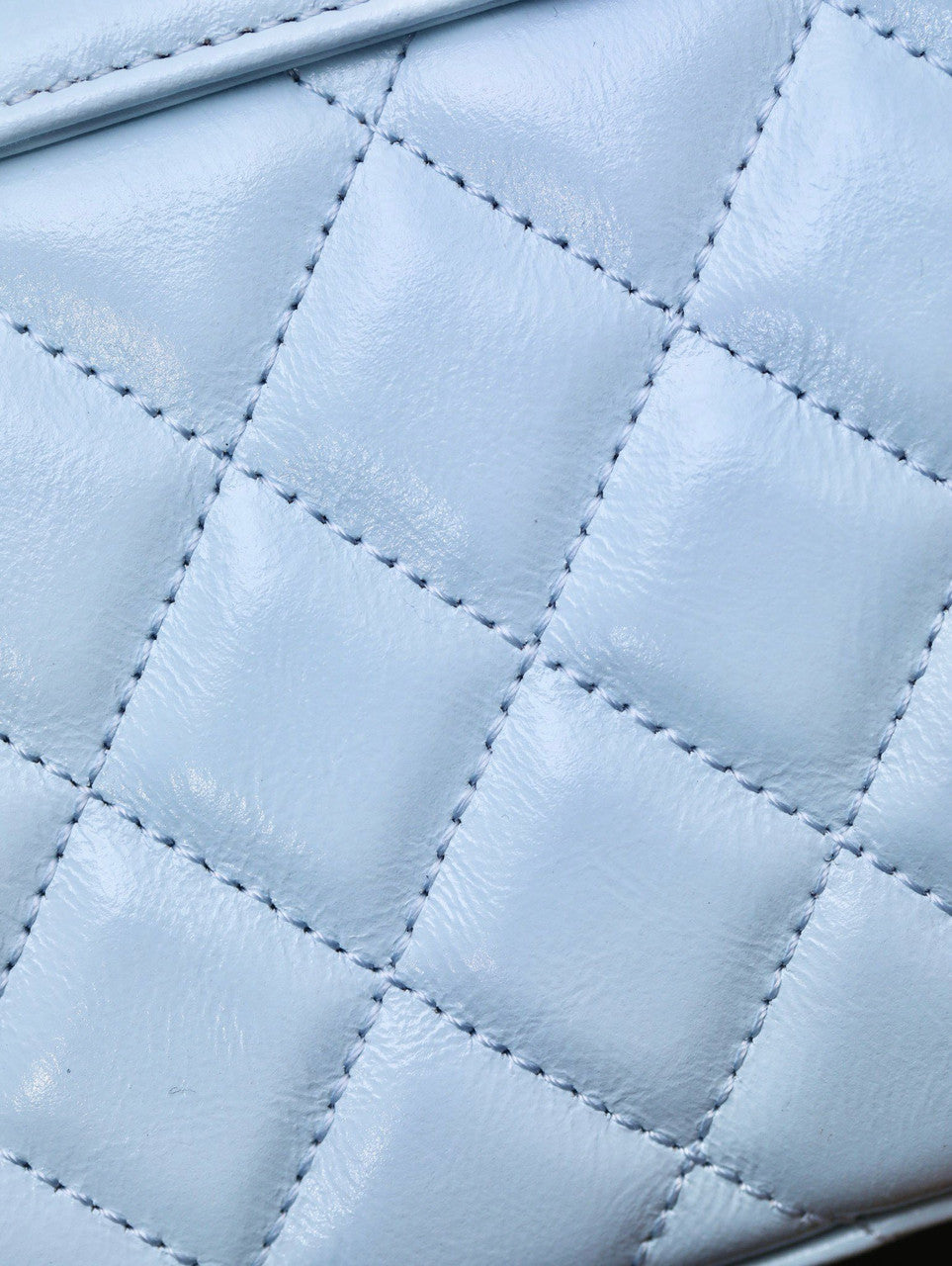 Chanel Kelly Mini Shopping Bag Blue
