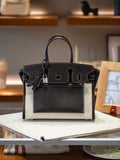 Hermes Birkin à l’envers 35 Barenia Faubourg Black 2025