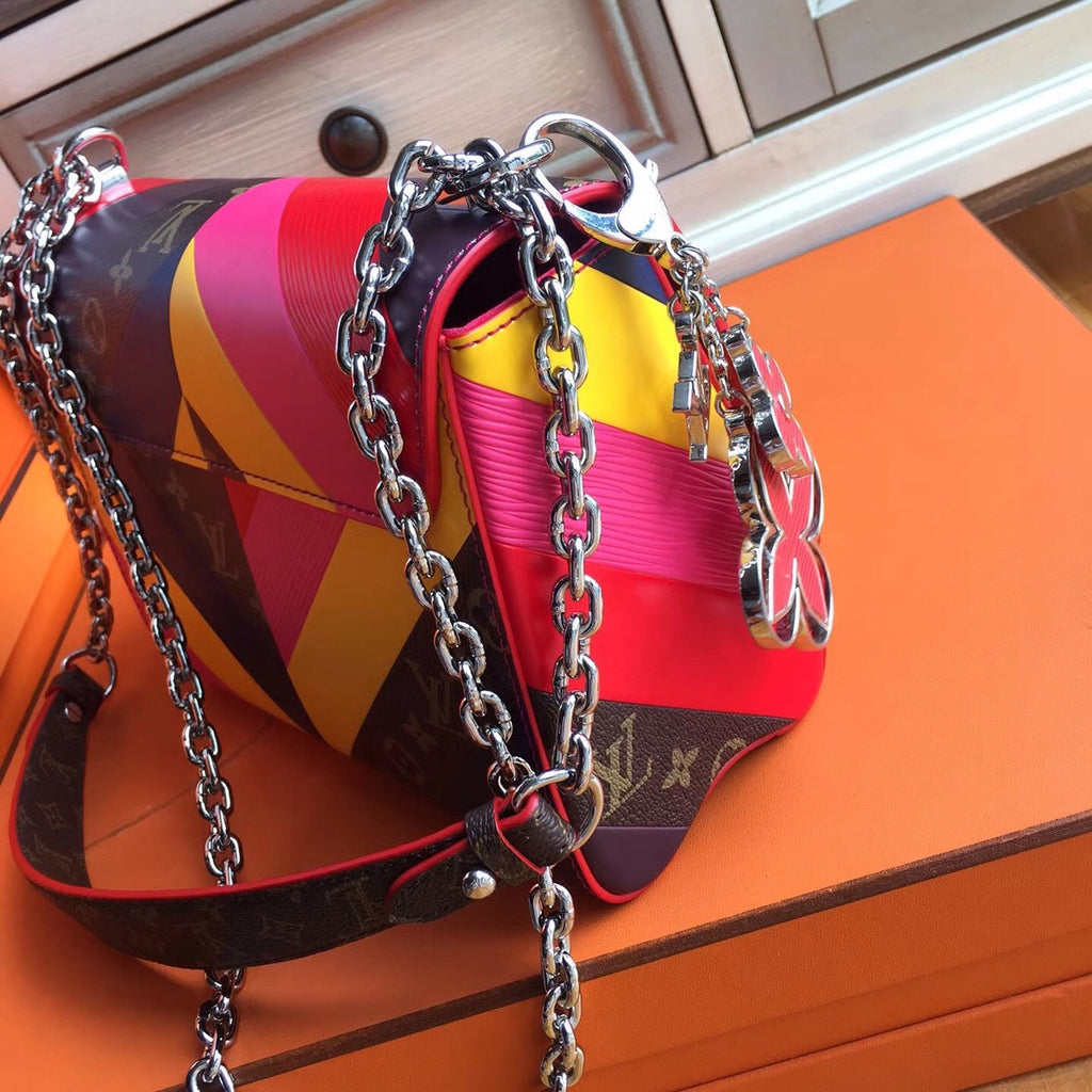 Louis Vuitton  Multicolor and monogram Reverse Twist Bag  Limited Edition