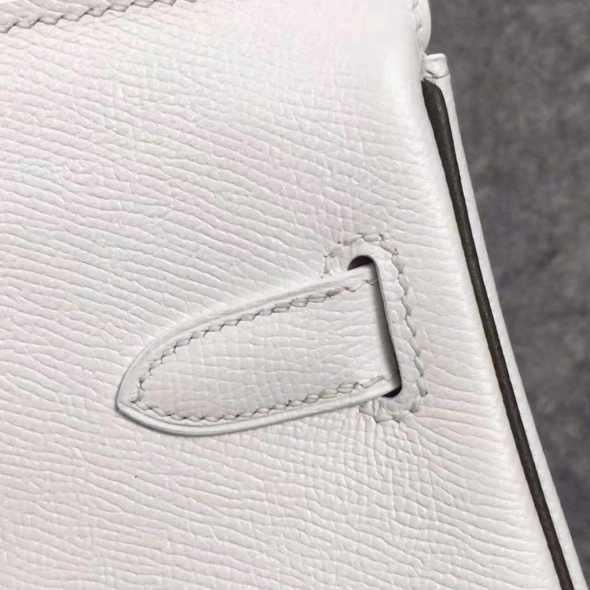 Hermes White Birkin Bag 30cm Epsom Palladium Hardware