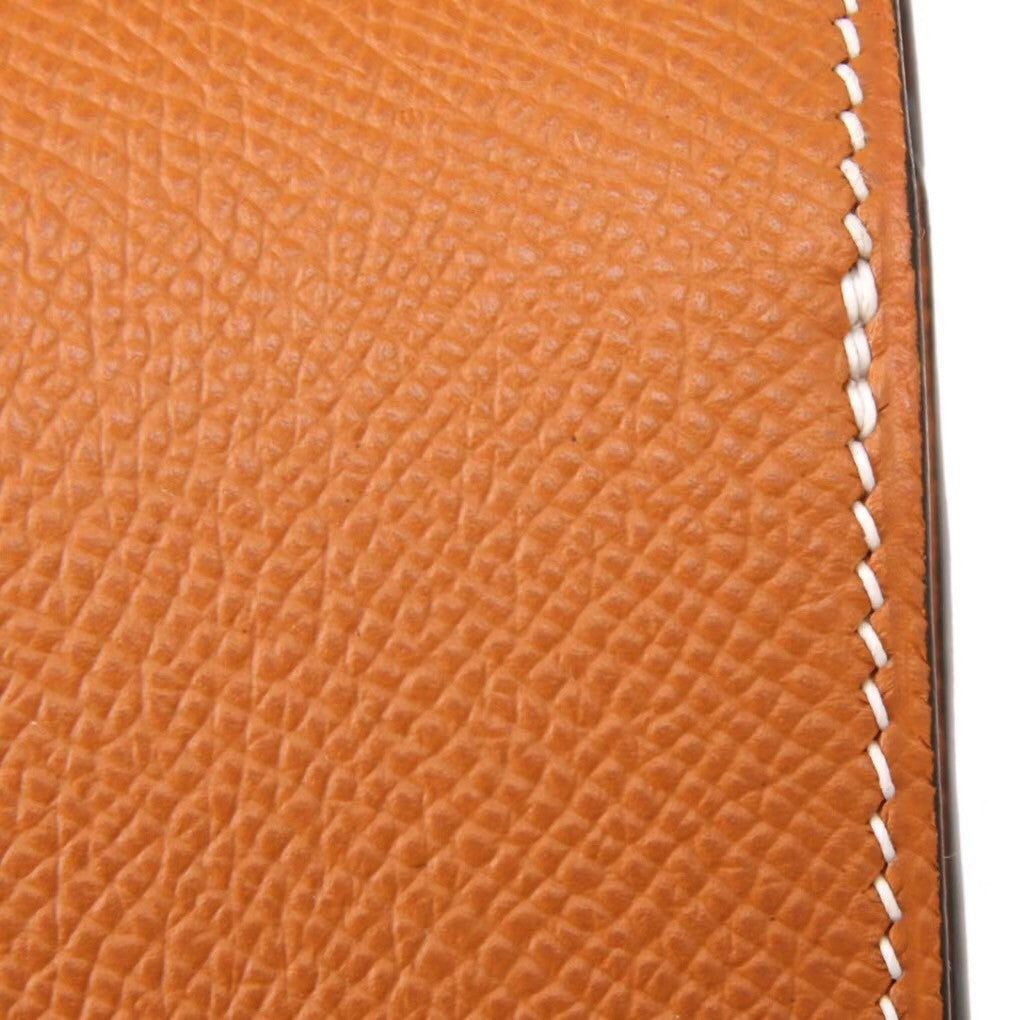 Hermes 1H Toffee Constance Epsom leather 18cm Gold Hardware