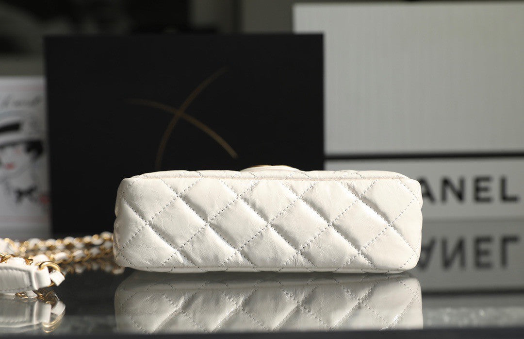 Chanel Cruise 2023 HOBO BAG WHITE