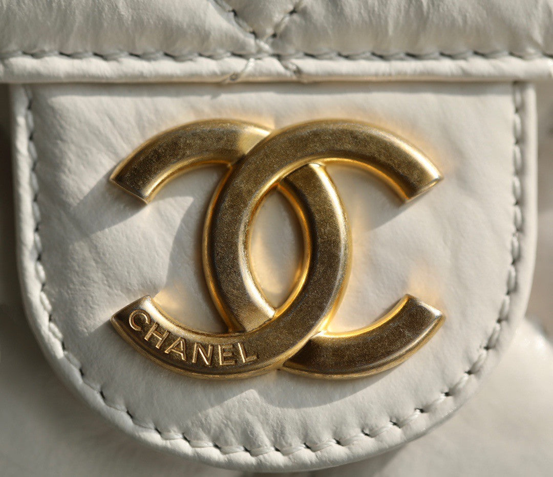 Chanel Cruise 2023 SMALL HOBO BAG WHITE