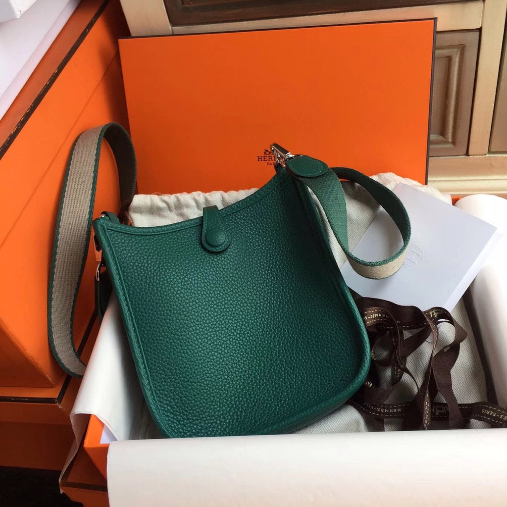 Hermès Evelyne Mini Bag TPM Dark Green