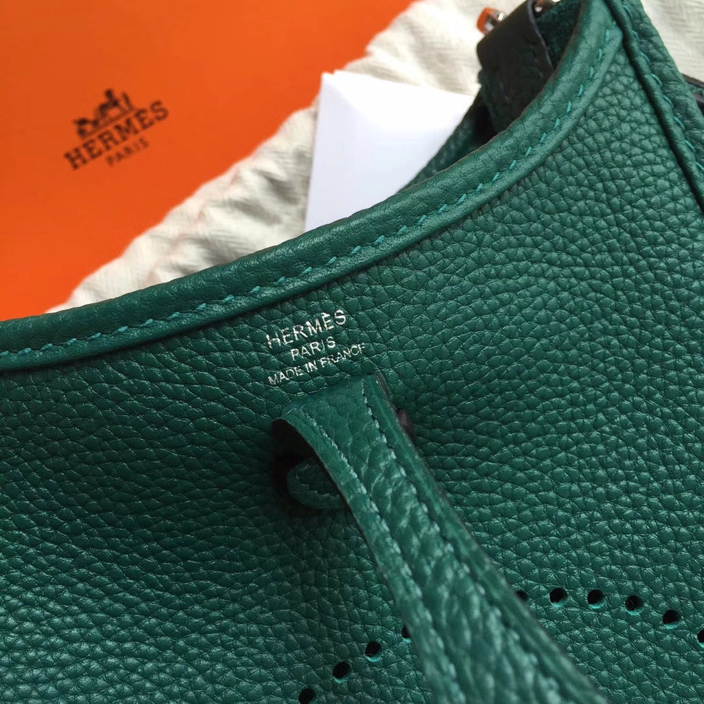 Hermès Evelyne Mini Bag TPM Dark Green