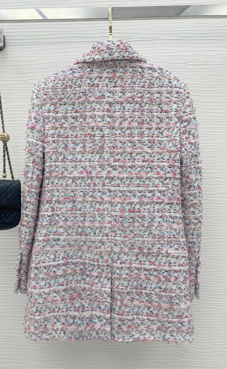 Chanel Cruise 2023 Embroidered Cotton Tweed Jacket