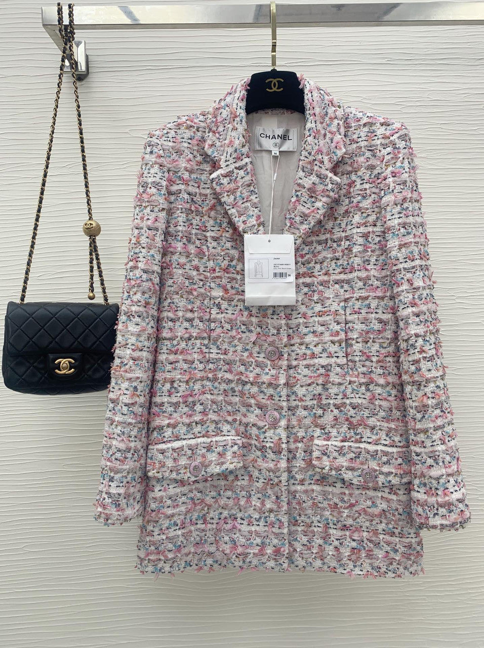 Chanel Cruise 2023 Embroidered Cotton Tweed Jacket