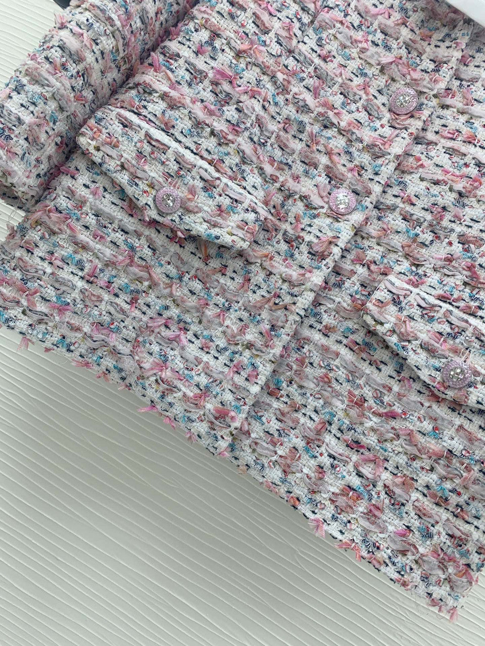 Chanel Cruise 2023 Embroidered Cotton Tweed Jacket