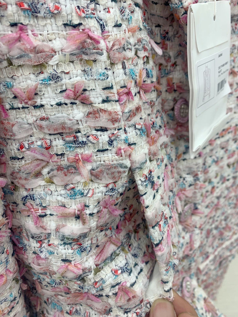 Chanel Cruise 2023 Embroidered Cotton Tweed Jacket