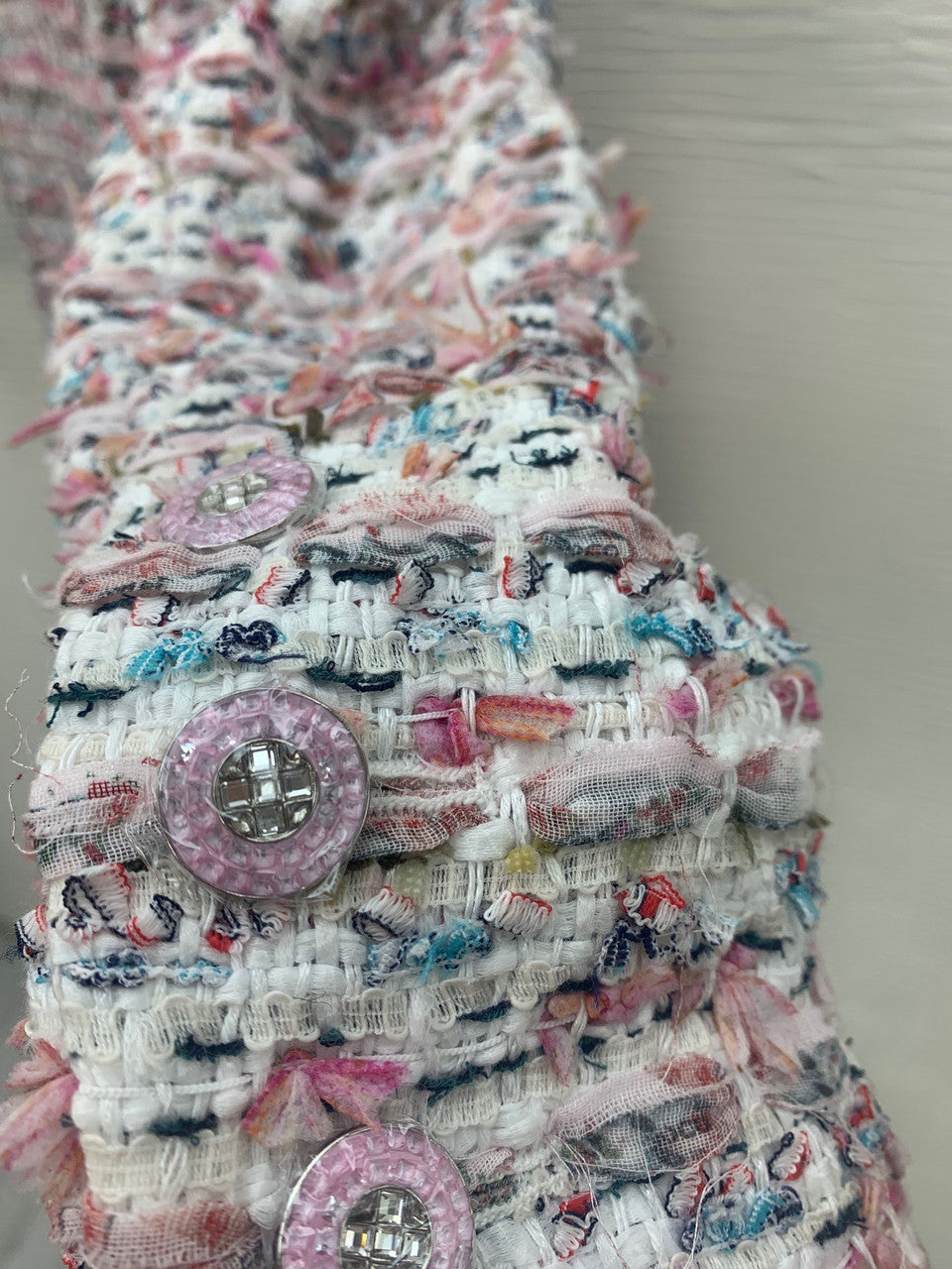 Chanel Cruise 2023 Embroidered Cotton Tweed Jacket