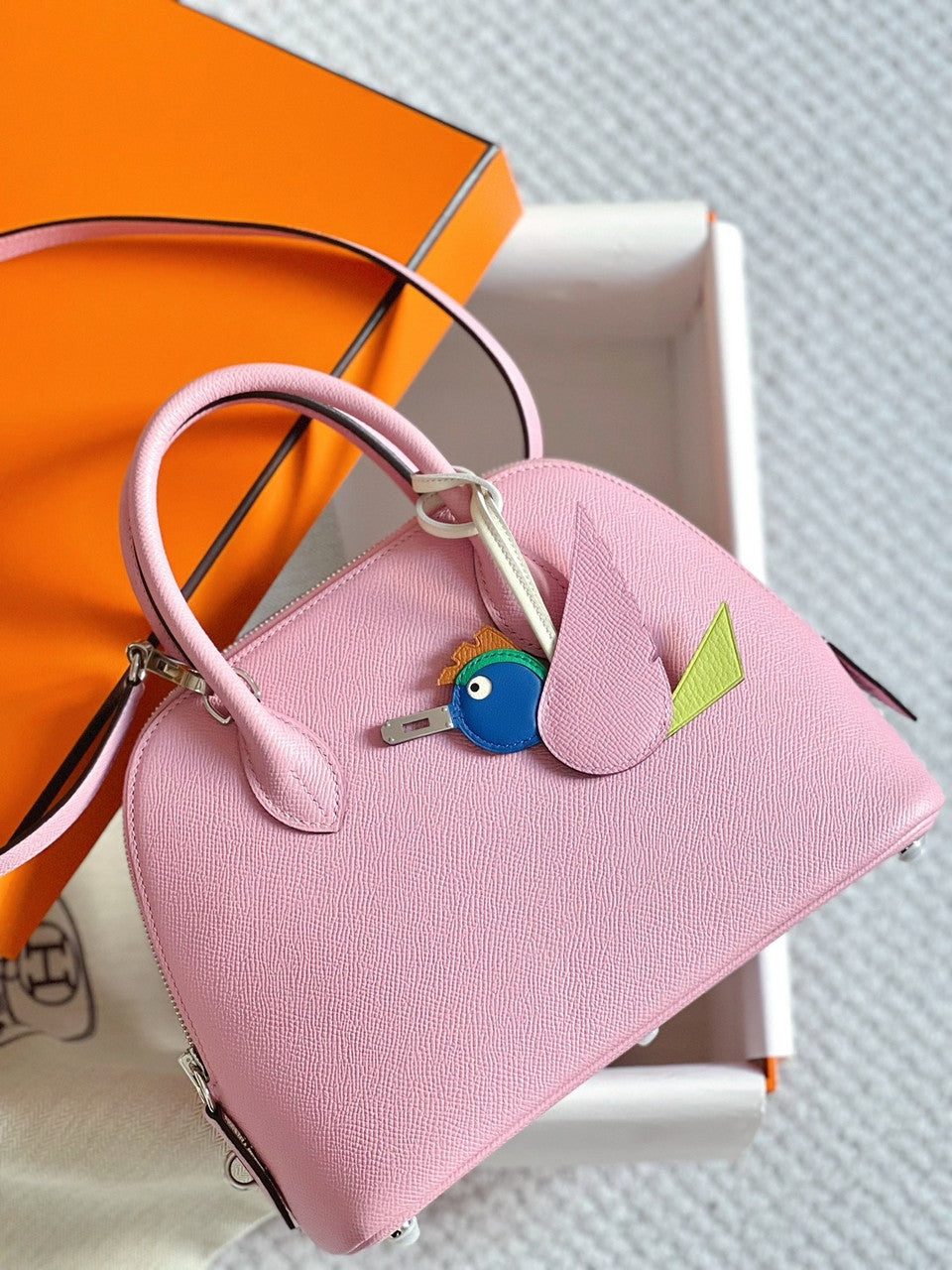 Hermes Bolide 1923 mini bag Mauve Sylvester