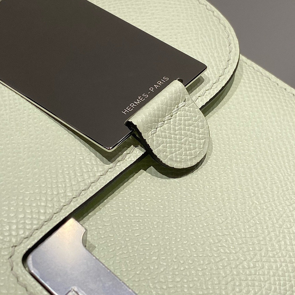 Hermès Constance Elan handbag in Vert Fizz Epsom with Palladium Hardware