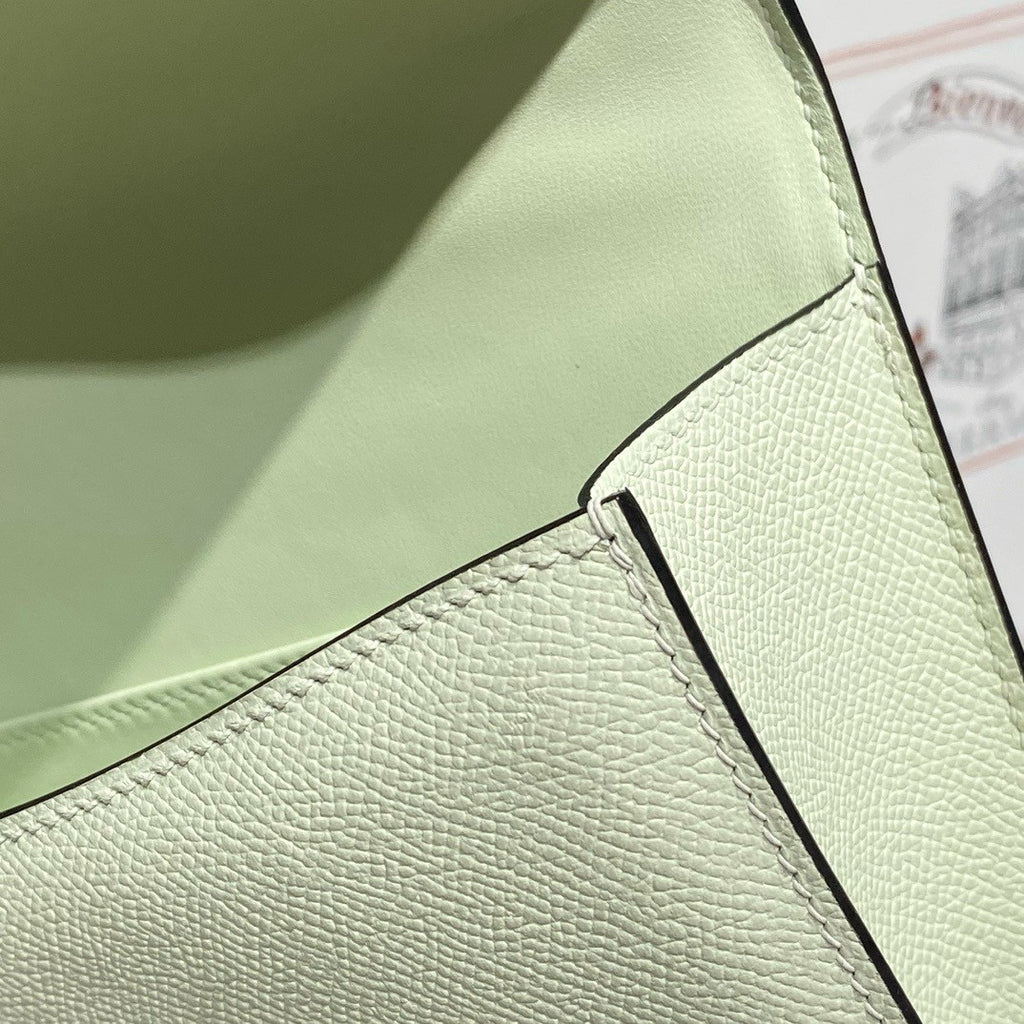 Hermès Constance Elan handbag in Vert Fizz Epsom with Palladium Hardware