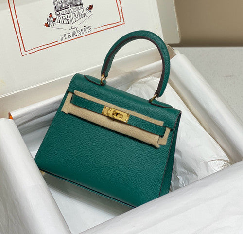 Hermès Vintage Kelly Sellier 20 bag Vert Force