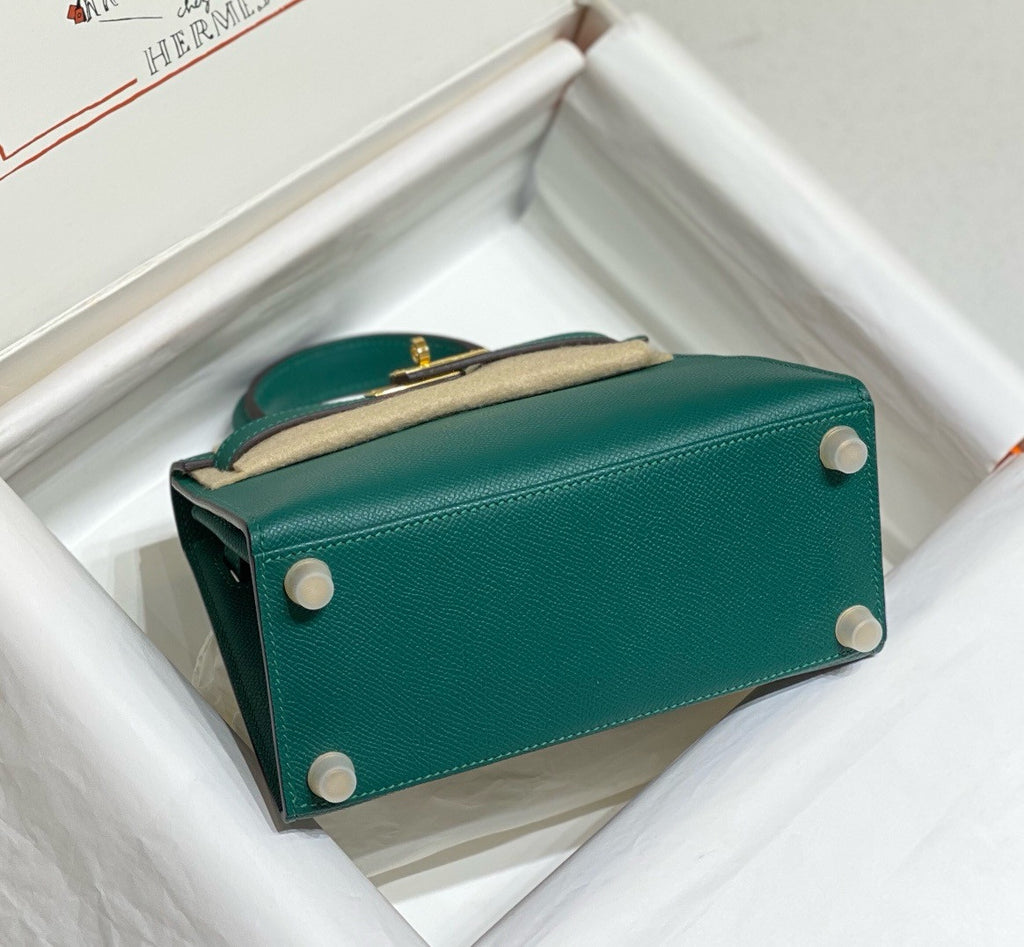 Hermès Vintage Kelly Sellier 20 bag Vert Force