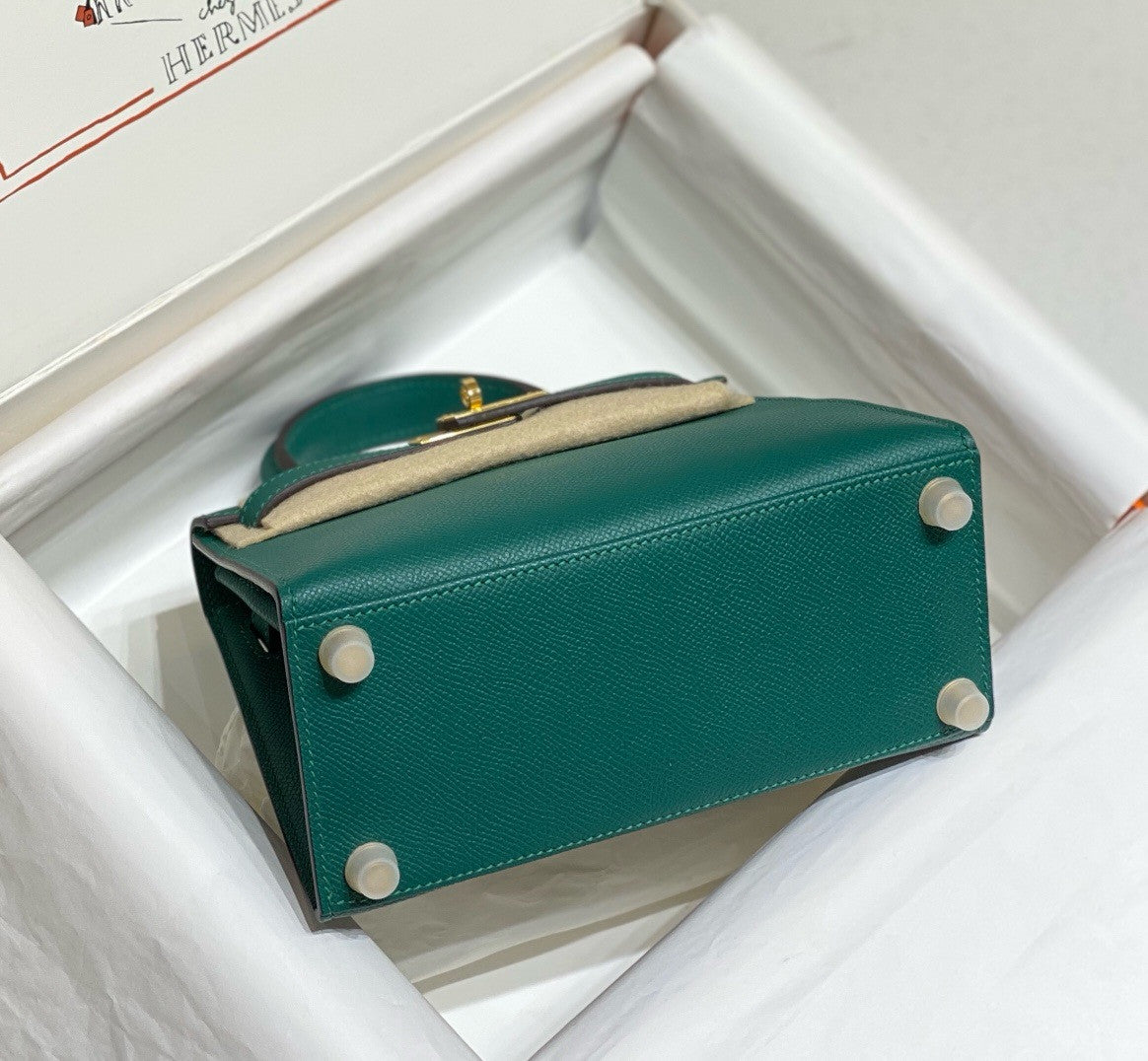 Hermès Vintage Kelly Sellier 20 bag Vert Force