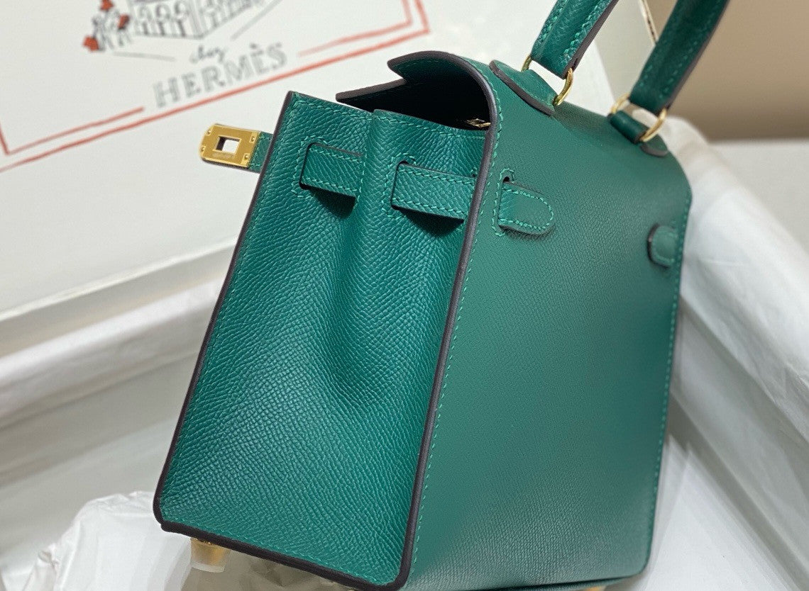 Hermès Vintage Kelly Sellier 20 bag Vert Force