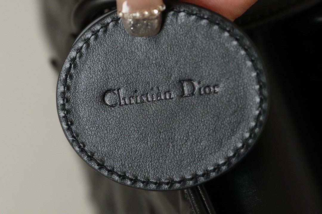 Christian Dior LADY D-JOY BAG Black Cannage Lambskin
