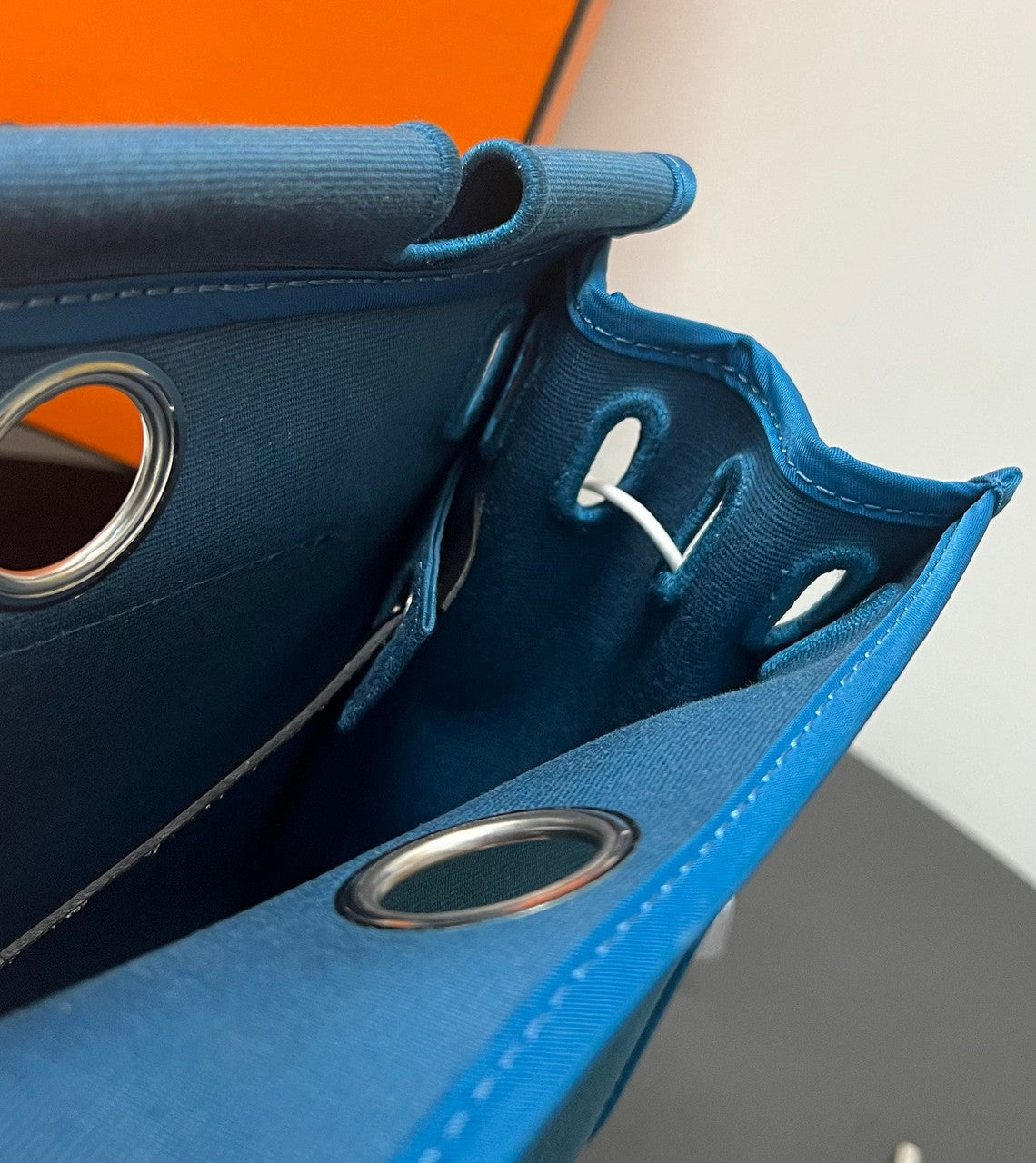 Hermes Herbag 21 Zip BLUE