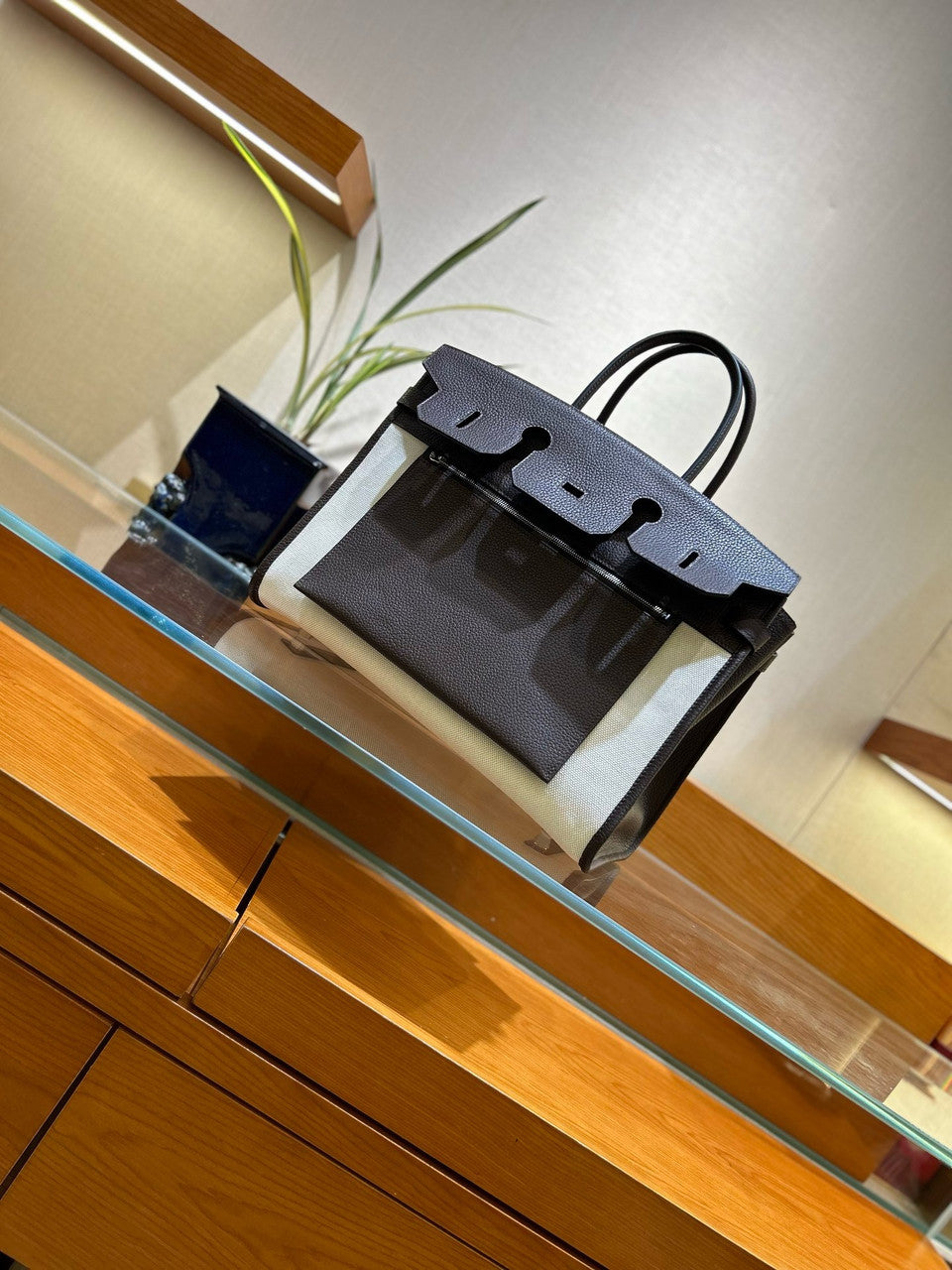 Hermes Birkin à l’envers 35 Barenia Faubourg Brown 2025