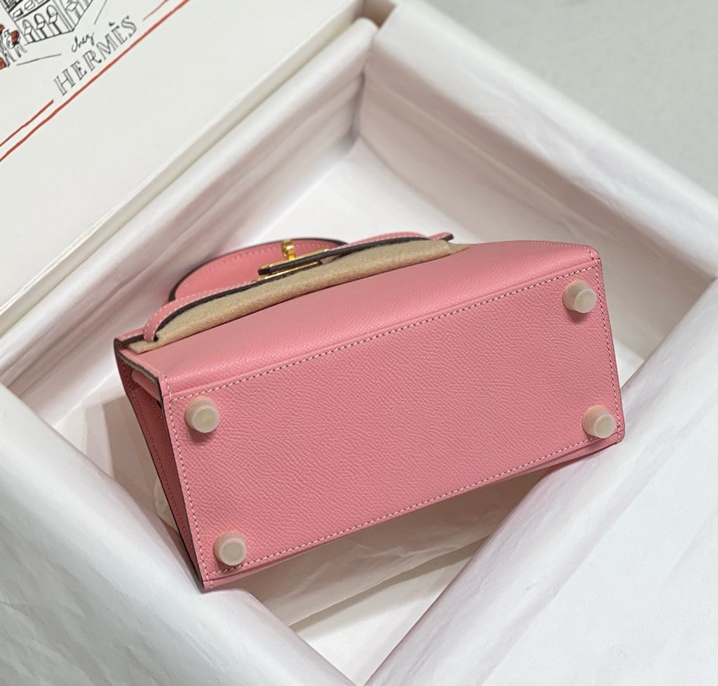 Hermès Vintage Kelly Sellier 20 bag Sakura Pink