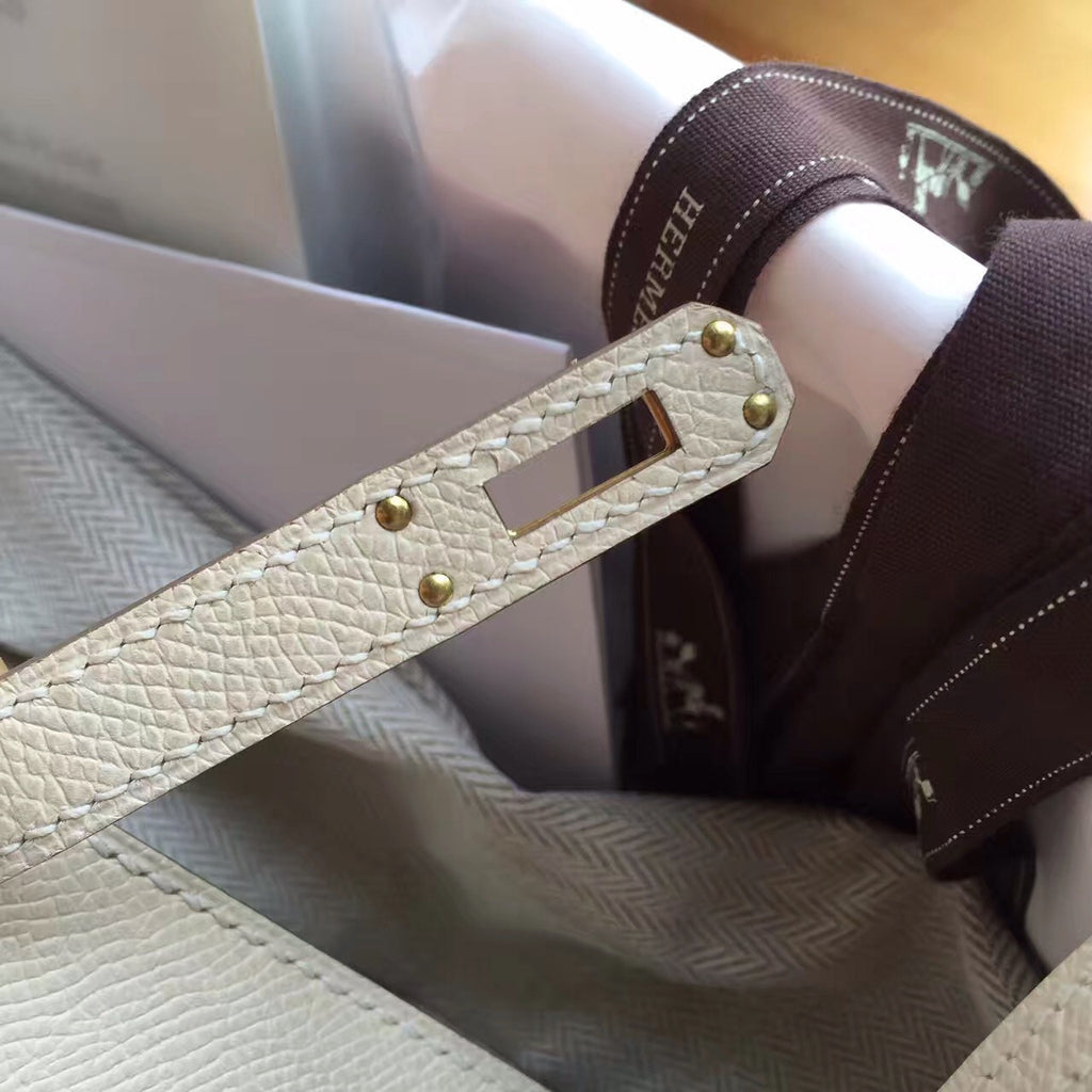 Hermès Craie Kelly Mini II Epsom Gold Hardware