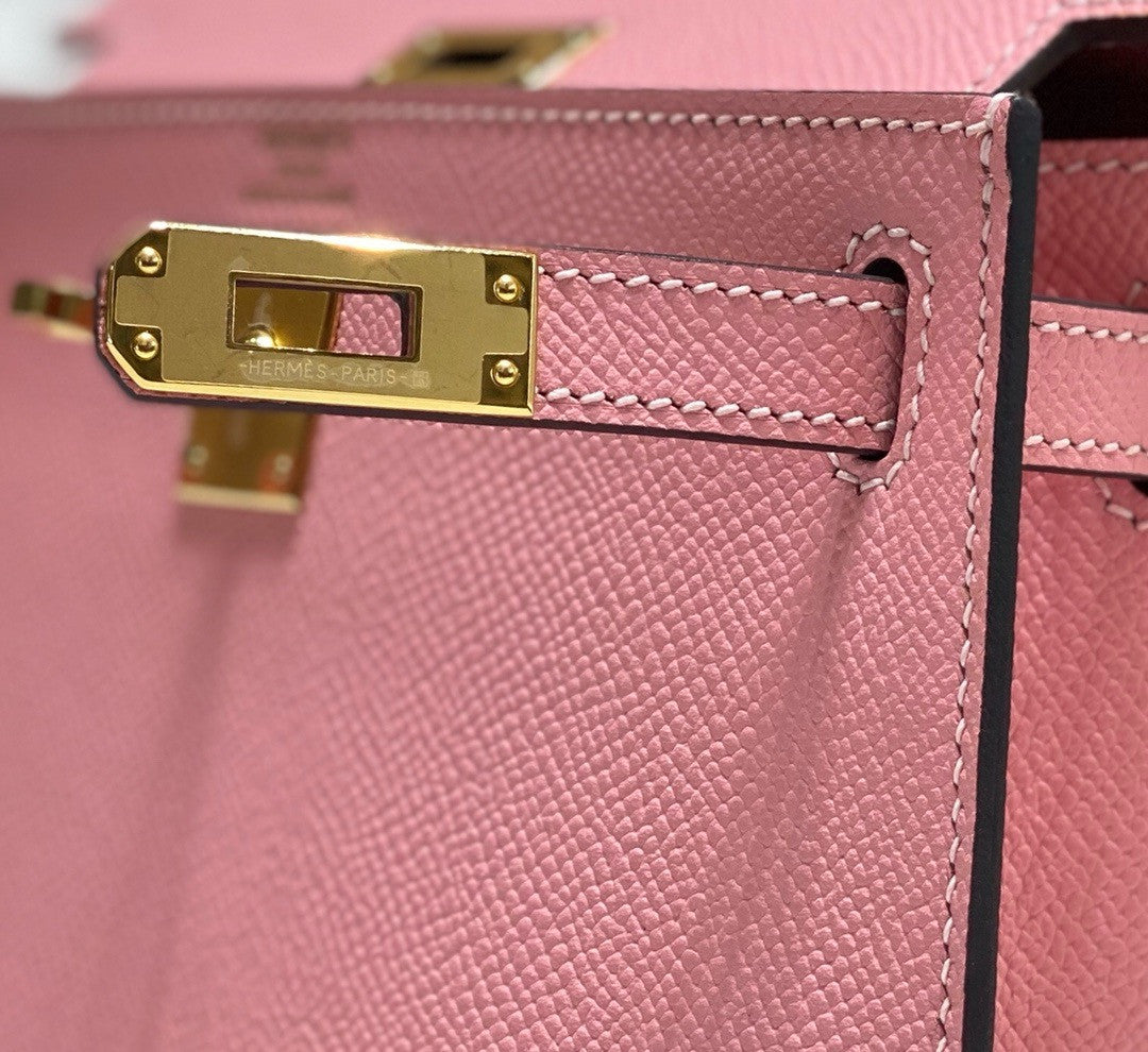 Hermès Vintage Kelly Sellier 20 bag Sakura Pink
