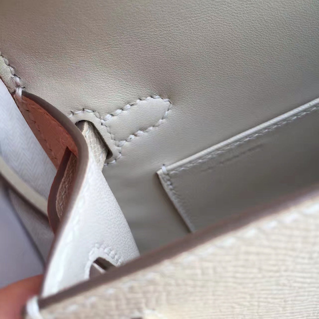 Hermès Craie Kelly Mini II Epsom Gold Hardware