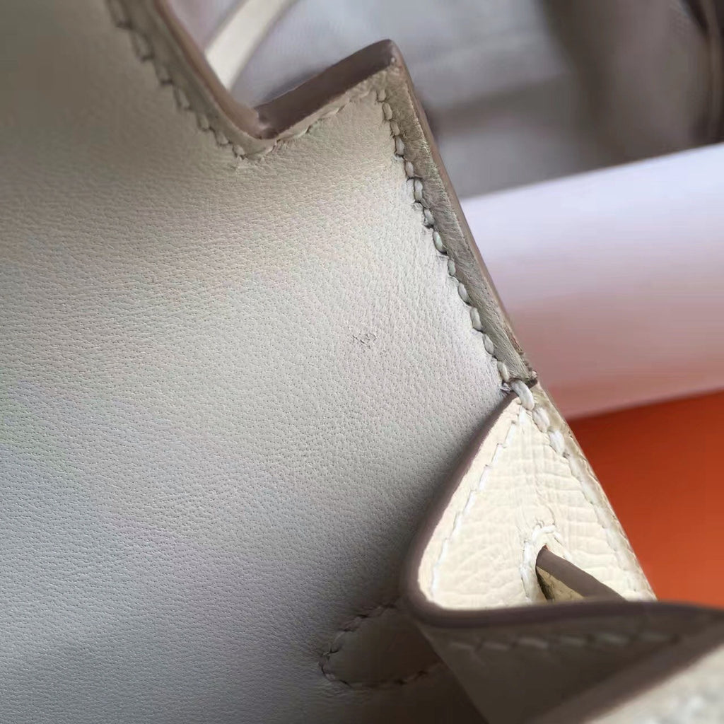Hermès Craie Kelly Mini II Epsom Gold Hardware