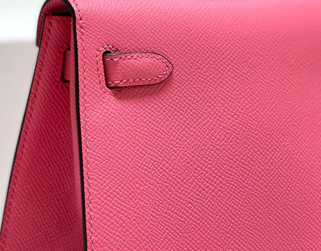Hermès Vintage Kelly Sellier 20 bag Rose Azalea