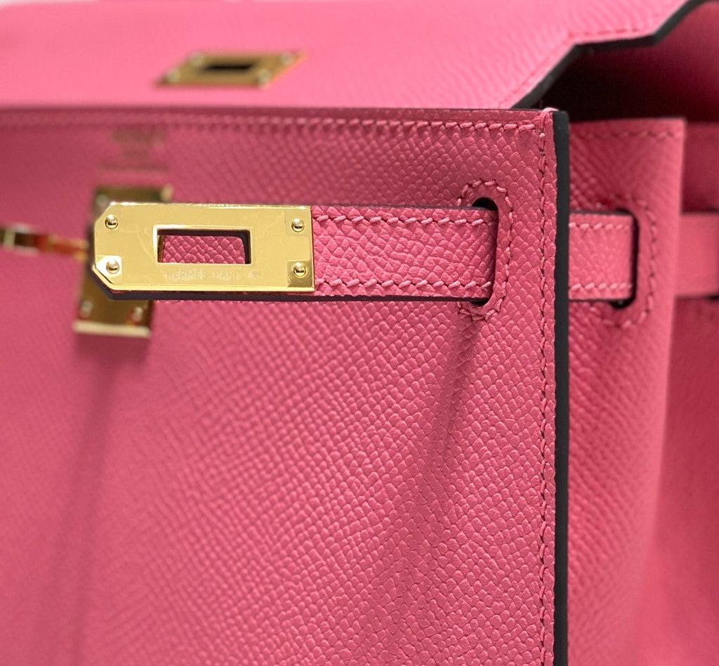 Hermès Vintage Kelly Sellier 20 bag Rose Azalea