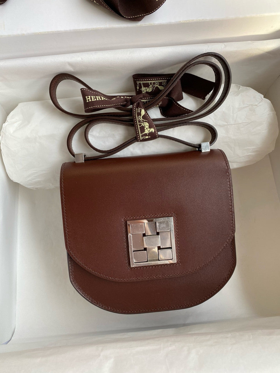 Hermes Rouge Hermès Mosaique au 24 - 17 bag