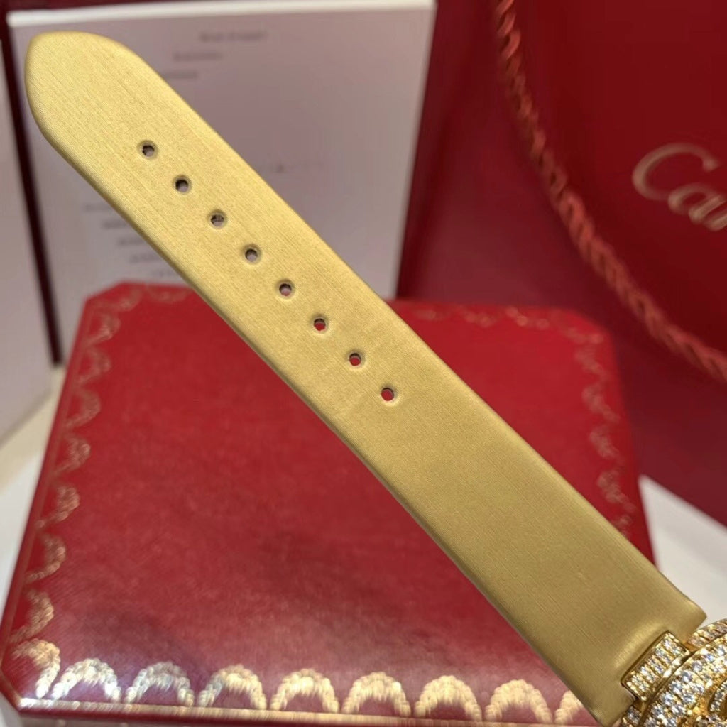 CARTIER Bestiaire Bees Decor 18K Yellow Gold Set with Diamonds Dial Ladies Watch