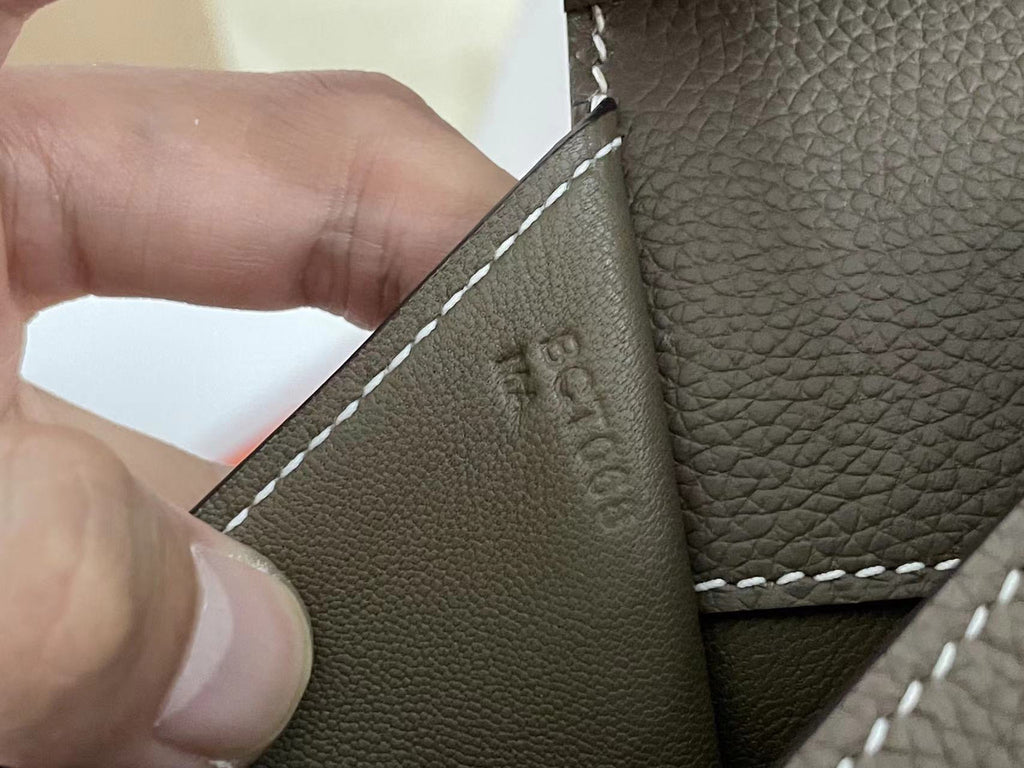 Hermès Birkin 30 Sellier en Désordre Etoupe Togo and Swift Palladium Hardware