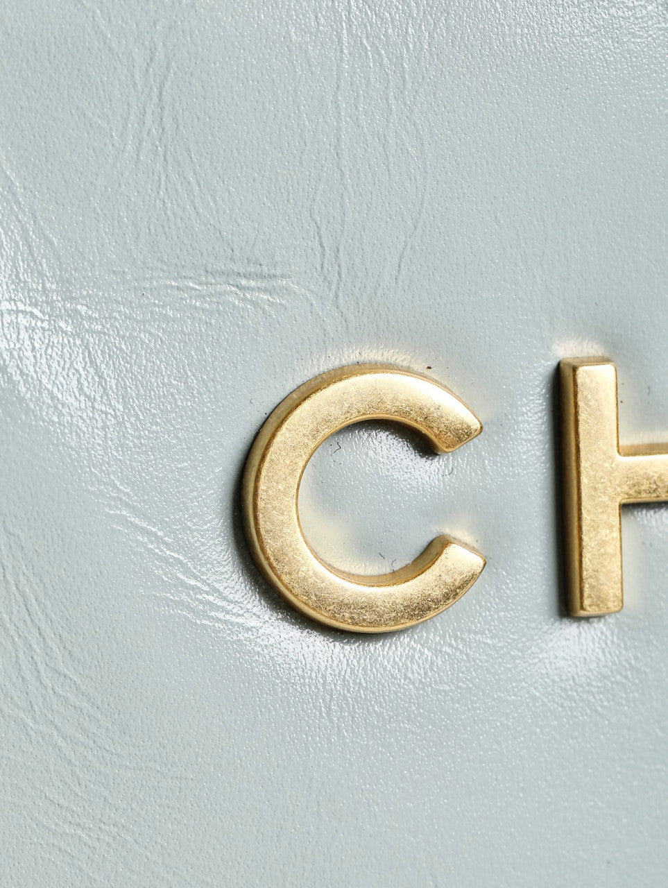 CHANEL 22 HANDBAG Light Blue with Silver Hardware Medium SS 2023