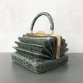 Gabriela Hearst Diana Bag Snake Green