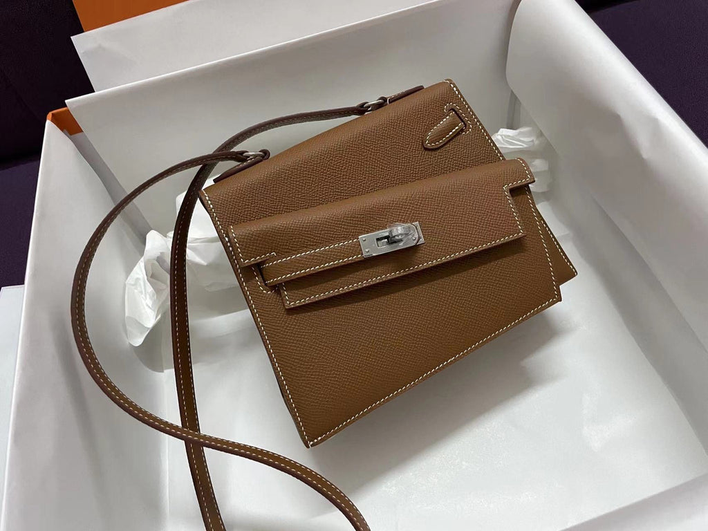 Hermes Kelly Sellier 20 en Desordre Gold with Palladium Hardware