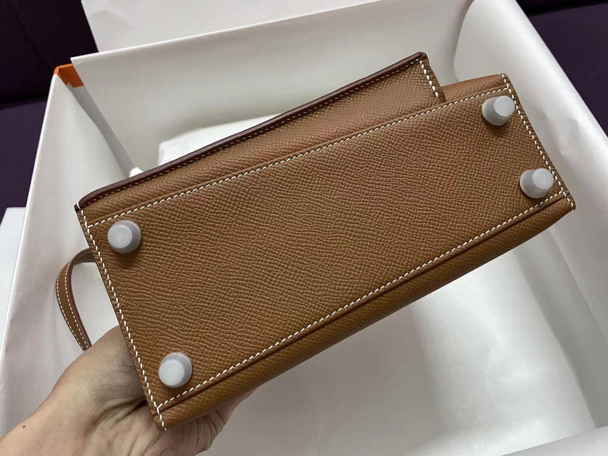 Hermes Kelly Sellier 20 en Desordre Gold with Palladium Hardware