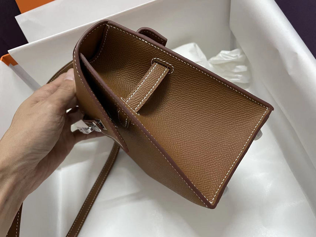 Hermes Kelly Sellier 20 en Desordre Gold with Palladium Hardware