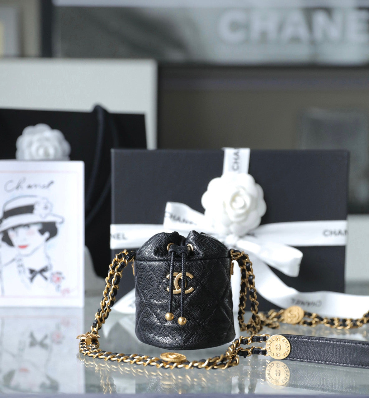 Chanel SMALL BUCKET BAG 2022