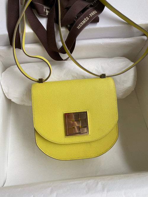 Hermes Lime Mosaique au 24 - 17 bag Gold Hardware Hermes