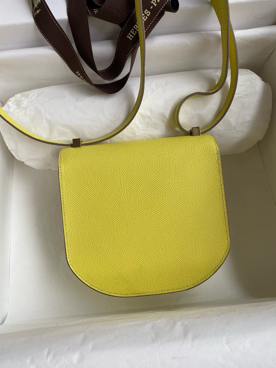 Hermes Lime Mosaique au 24 - 17 bag Gold Hardware Hermes
