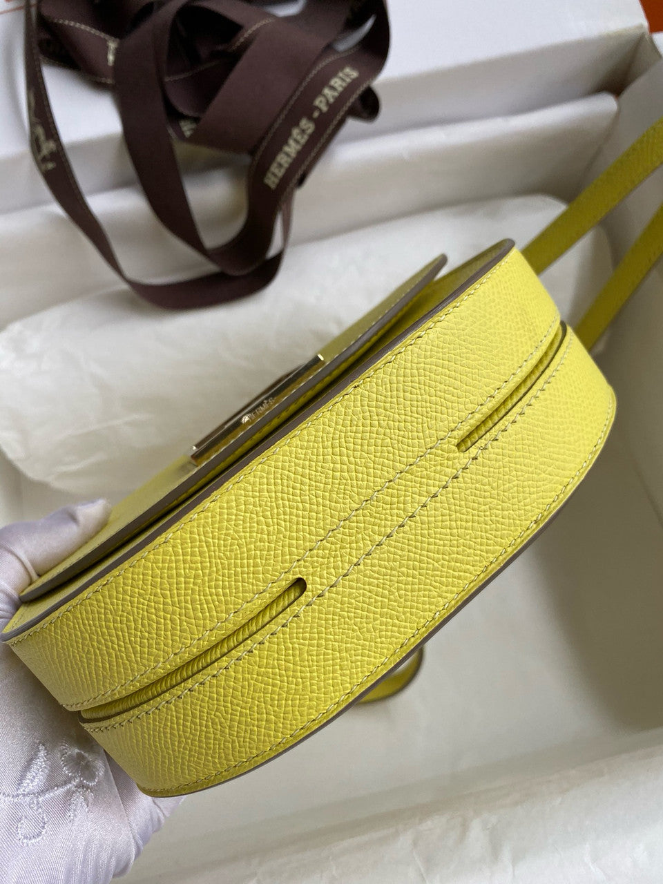 Hermes Lime Mosaique au 24 - 17 bag Gold Hardware Hermes