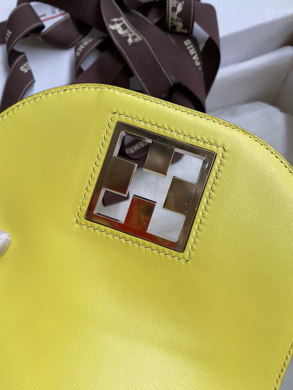 Hermes Lime Mosaique au 24 - 17 bag Gold Hardware Hermes