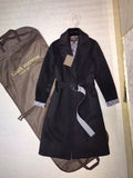Louis Vuitton DOUBLE CASHGORA WRAP COAT WITH MONOGRAM INSIDE