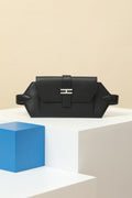 Hermès Elan Pocket Belt 24 Black Swift Palladium Hardware