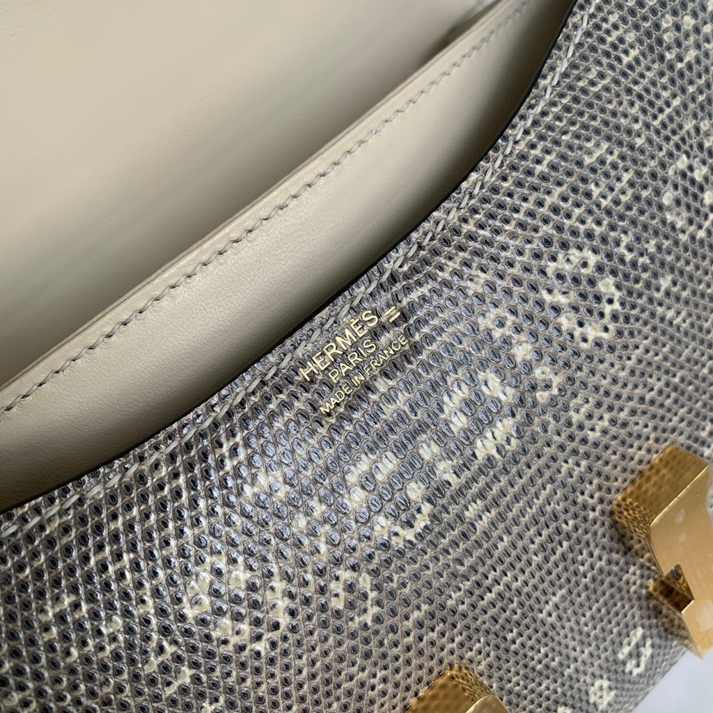 Hermes Constance 18 Ombre Lizard Gold Hardware Hermes