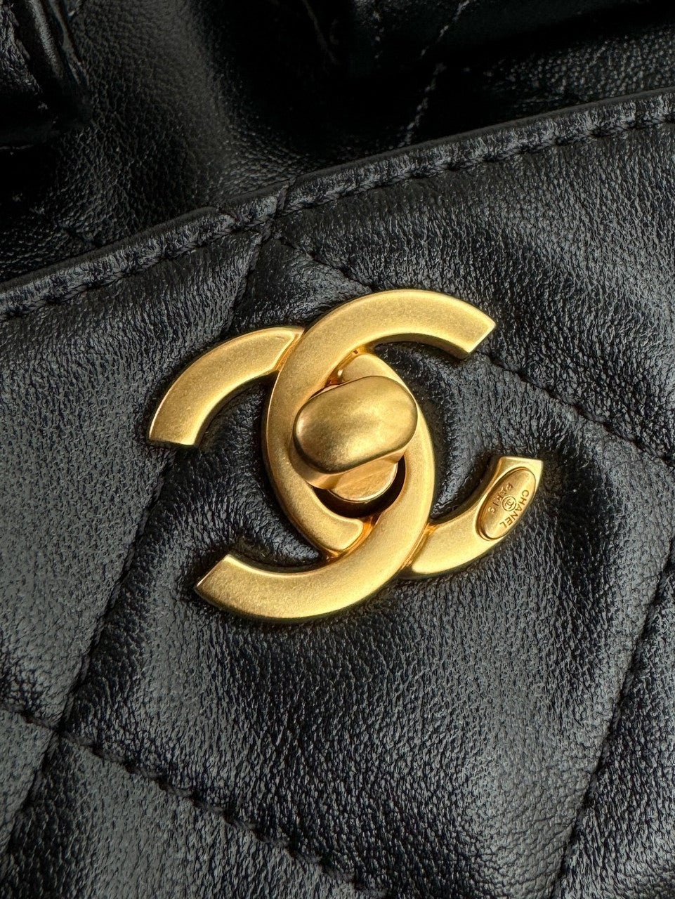 Chanel Supple Twins Hobo Bag Black Small  2024