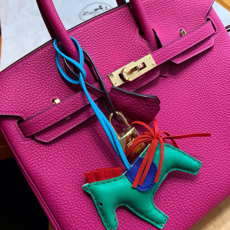 Hermes L3 Rose pourpre Birkin 25cm Togo Gold Hardware