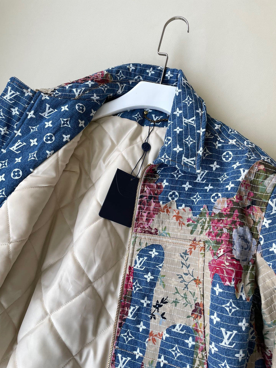 Louis Vuitton 1AAGQG DESTROYED WORKWEAR DENIM JACKET